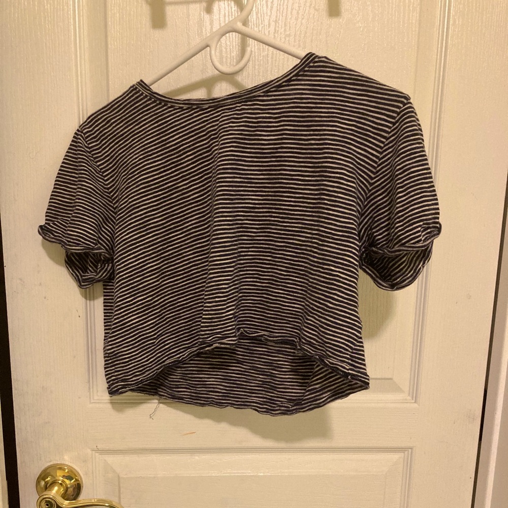 Striped crop top